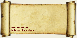 Jasmina Župac vizit kartica